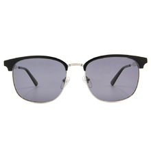 K-DESIGN 20▼義式線調眉框太陽眼鏡  紳士銀