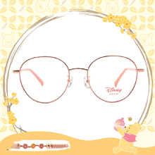 Disney-粉萌季 l 春採花蜜 波士頓框眼鏡 粉桃橘
