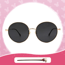 Disney 米妮│西班牙慶典 圓框太陽眼鏡 夢露黑 (小框款)