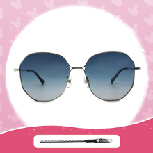 Disney 冰雪奇緣│冰島極光 多邊框太陽眼鏡 深海藍 (大框款)