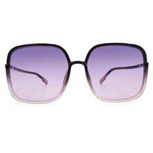 HORIEN 低奢亮眼大方框太陽眼鏡 漸進粉