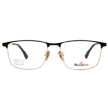 NIKSON | 休閒雅痞眉框眼鏡 復古金