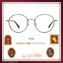 哈利波特 | 赫夫帕夫造型圓框 霧深咖