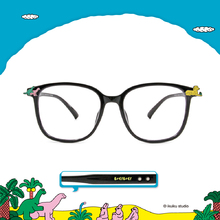 ❰台灣設計師聯名❱_小高潮色計事務所系列｜給你小配飾 大方框前掛式眼鏡 ｜純黑