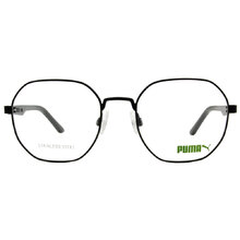 PUMA l 律動感多邊框眼鏡 礦石灰