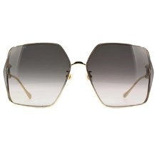 GUCCI | 雙槓風格多邊框太陽眼鏡 | 沉穩灰