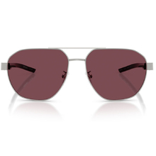 Ferrari法拉利 | 銀韌曜紅飛官框太陽眼鏡 | 銀X紅