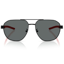 Ferrari法拉利 | 黑紅配飛官框太陽眼鏡 | 黑X紅