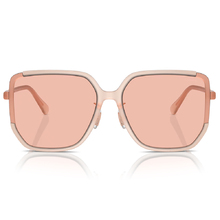 COACH | 玫瑰晨露多邊框太陽眼鏡 | 裸粉