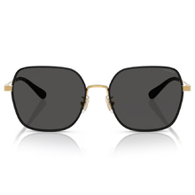 COACH | 光韻年華多邊框太陽眼鏡 | 黑X金