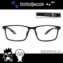 三麗鷗夢幻隊▪︎酷企鵝｜萌趣體操球 長方框眼鏡｜慵懶黑