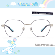 三麗鷗夢幻隊▪︎大耳狗｜軟綿奶霜 多邊框眼鏡｜雲霧藍