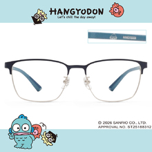 三麗鷗夢幻隊▪︎漢頓｜慢活步調 長方框眼鏡｜棉雲藍