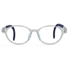 MICKY KIDS｜好奇寶 橢圓框眼鏡｜氣泡藍