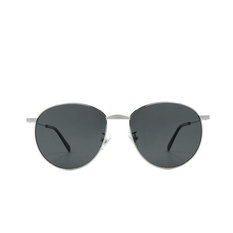 K-DESIGN19▼奢華亮眼圓框太陽眼鏡  墨羽黑