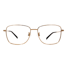 CHARMANT  雅緻紋雕大方框眼鏡 ▏華麗金