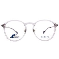 SPORT b.│法式浪漫星星圓框眼鏡★冰川白