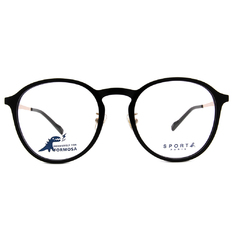 SPORT b.│法式浪漫星星圓框眼鏡★潮金黑