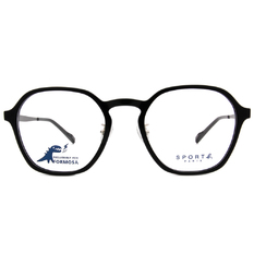 SPORT b.│金屬美學光感眼鏡方框眼鏡★音符黑