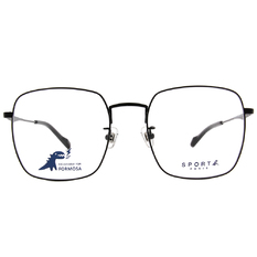 SPORT b.│沉穩學院風眼鏡大方框眼鏡★睿智黑