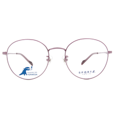 SPORT b.│可愛經典復古大圓框眼鏡★夢幻紫