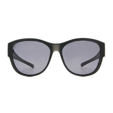 K-DESIGN 套鏡 l 都會時尚波士頓框太陽眼鏡  布魯灰