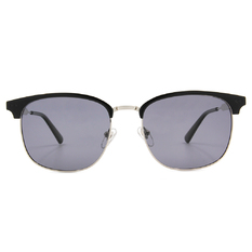 K-DESIGN 20▼義式線調眉框太陽眼鏡  紳士銀