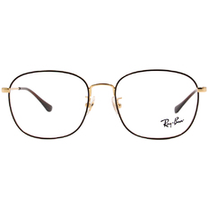 Ray Ban l 質感穩重方框眼鏡 可可棕/金