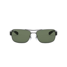 Ray Ban l 都會紳士方框太陽眼鏡 綠/青銅