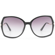 SUPER IDOL l 幸運四葉草蝴蝶框太陽眼鏡 l 時尚黑