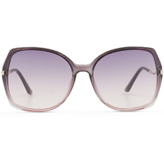 SUPER IDOL l 幸運四葉草蝴蝶框太陽眼鏡 l 細緻粉紫