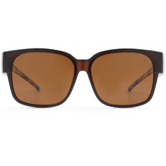 SUPER IDOL套鏡 l 豔陽棕影大方框太陽眼鏡 l 渲染棕