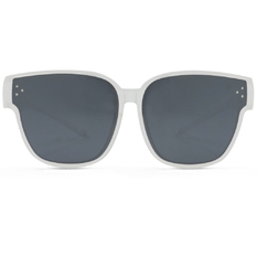 SUPER IDOL套鏡 l 淨透魅力威靈頓框太陽眼鏡 l 透白