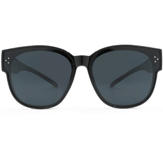 SUPER IDOL套鏡 l 黑曜潮流波士頓框太陽眼鏡 l 潮流黑