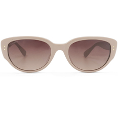 SUPER IDOL l 玩味潮流蝴蝶框太陽眼鏡 l 奶茶色