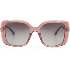 SUPER IDOL l 時尚潮光大方框太陽眼鏡 l 玫瑰透粉