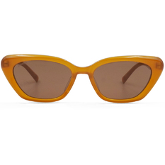 SUPER IDOL l 魅力風華貓眼框太陽眼鏡 l 薑黃色