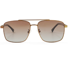 SUPER IDOL l 魅力旋風雙槓方框太陽眼鏡 l 玳瑁棕