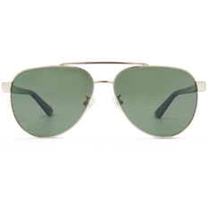 SUPER IDOL l 風華輕潮雙槓飛官框太陽眼鏡 l 經典綠