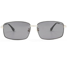 SUPER IDOL l 時髦紳士長方框太陽眼鏡 l 鋼質黑