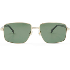 SUPER IDOL l 瀟灑風度長方框太陽眼鏡 l 金帶綠