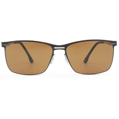 SUPER IDOL l 曜日輕舞雙槓方框太陽眼鏡 l 金棕色