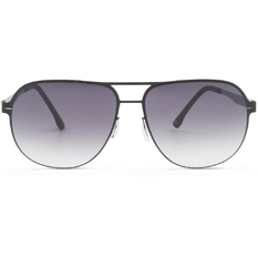 SUPER IDOL l 輕慵感雙槓飛官框太陽眼鏡 l 星辰銀