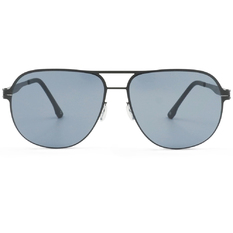 SUPER IDOL l 輕慵感雙槓飛官框太陽眼鏡 l 夜幕黑