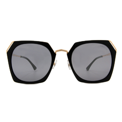 HORIEN 帥氣馬甲時尚款太陽眼鏡 ☀ 夜幕黑