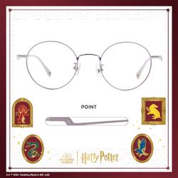 哈利波特 | 閃電標誌圓框眼鏡 香芋紫