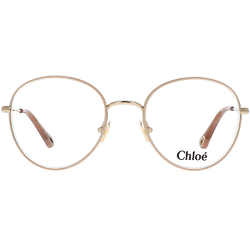 CHLOE | 氣質優雅圓框眼鏡 | 玫瑰粉金