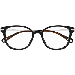 CHLOE | 漫步詩間方框眼鏡 | 黑銀 /琥珀