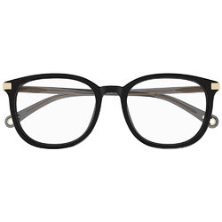 CHLOE | 古老傳說圓方框眼鏡 | 黑/灰金