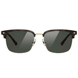 Helen Keller 都市隱者眉框太陽眼鏡 琥珀棕